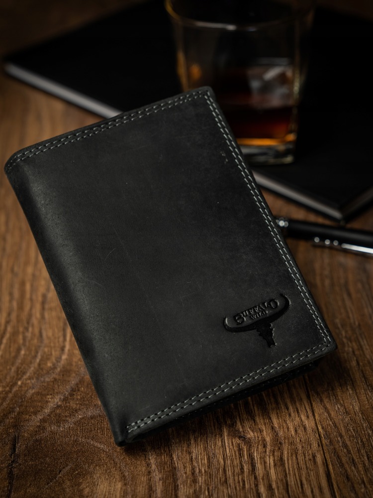 Гаманець чоловічий Buffalo Wild N4-B-MHU BLACK Гаманець чоловічий Buffalo Wild N4-B-MHU BLACK